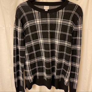Target Plaid Sweater